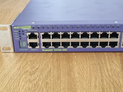 Extreme Networks Summit X440-48t Gigabit Managed Switch 48-Port + 4 x SFP