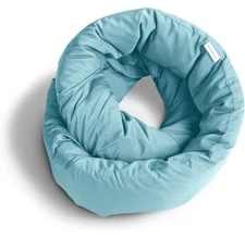 Infinity Pillow, Airy Blue - Travel Neck Pillow  - Soft 360 Support Scarf