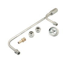 Mr. Gasket 1559 Fuel Line Kit With Gauge Fittings - Chrome Mr. Gasket 1559 Fuel Line Kit With Gauge Fittings - Chrome