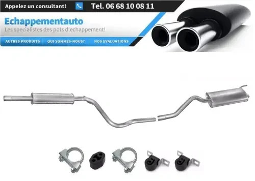Silencieux d'échappement Seat Inca 1.9 D 1.4 1.6 pot de détente arrière de rechange 1995-2003