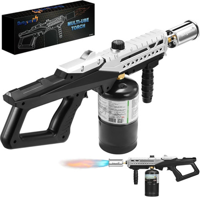 #ad Powerful Propane Torch Gun Flamethrower with Adjustable Flame 800000BTU Blow $56.99
