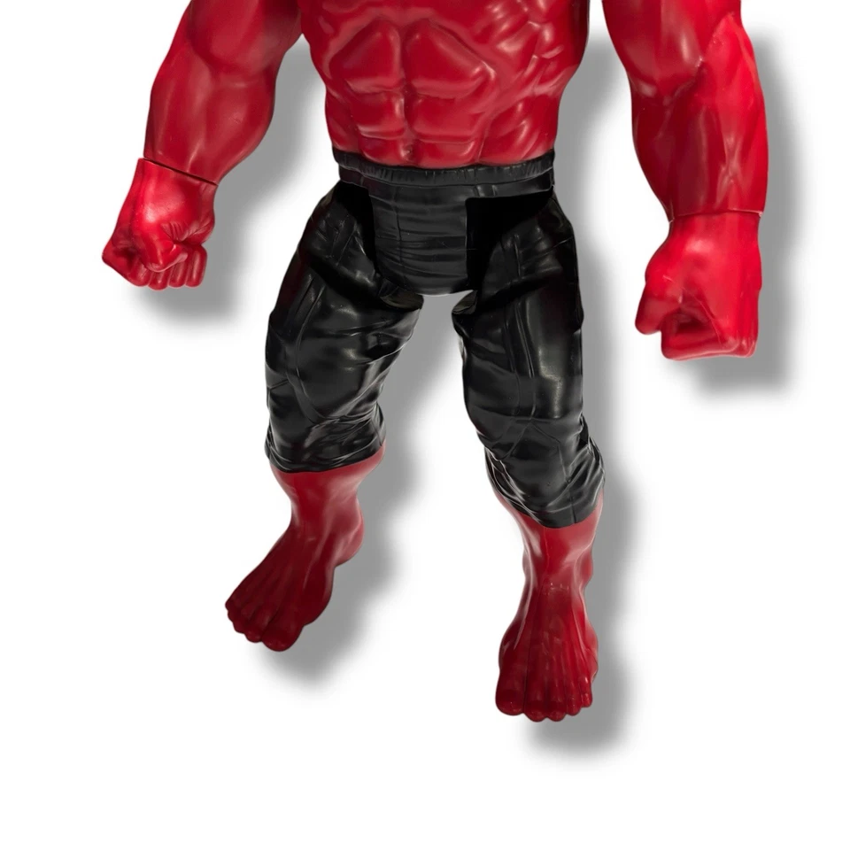 Marvel Legends Red Hulk Deluxe Target Exclusivo - Defectos menores - 11 1/4 pulgadas Foto 4 de 4
