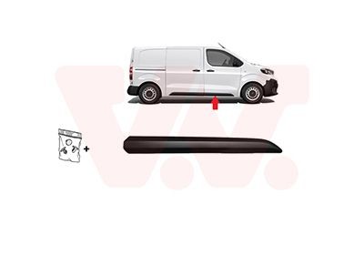 Van Wezel 0944424 Seitenschutzl. Tuer Vo. Re. Citroen Jumpy Baujahr: 04/2016 FüR-image