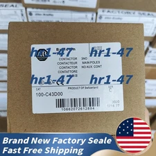 100-C43D00 43Amp Contactor, 110/120v Coil New Sealed Allen-Bradley Fast Ship