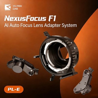 Viltrox Nexusfocus F1 PL-E Auto focus Control System Lens Adapter Dual Motor