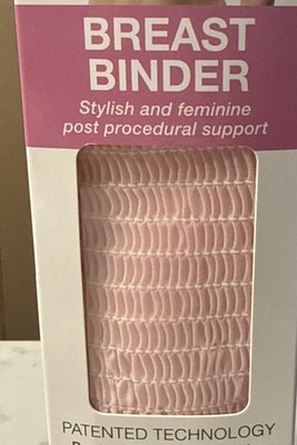 Expand-A-Band Medical Lined Breast Binder Large Pink Lined New in Box 