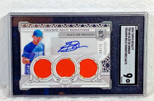 2024 Topps Royalty Alex de Minaur Triumph Relic Signatures Auto #34/75 SGC 9