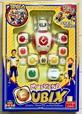 Rare Vintage Academy Cubix Figure Smile Face Ver. KOREA ROBOT NEW IN BOX