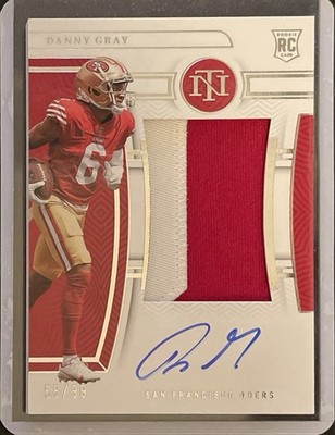 Danny Gray - RPA Rookie Patch Auto - 2022 Panini National Treasures On Card /99