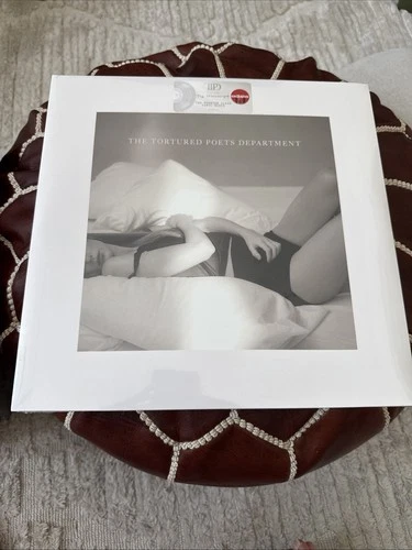 Taylor Swift The Tortured Poets Department 2LP Phantom Clear Vinyl Record Sealed