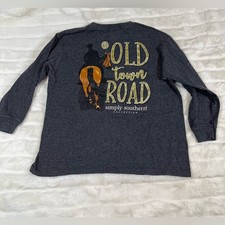 Simply Southern Old Town Road Horse Girls S Country Midwest Fall Winter Tee