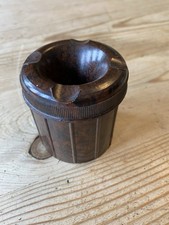 CENICERO ANTIGUO ART DECO VELOS BAQUELITA TORNILLO SIN DERRAMES EN LA PARTE SUPERIOR ACANALADO - SIN USAR