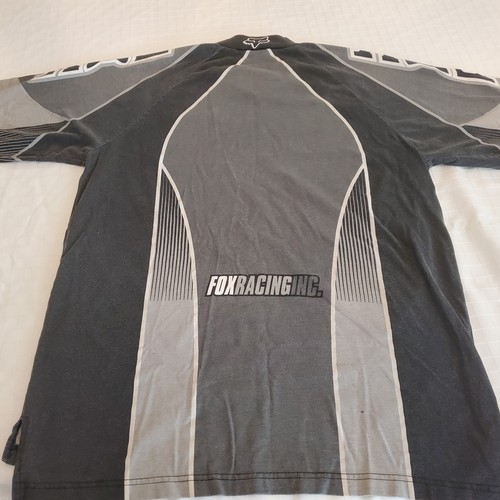 Vintage 90s Y2K Fox FX Racing Motocross Dirt Bike Jersey Size L Men RS Race AOP - Picture 14 of 24