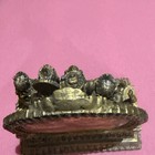 Resin Lord Shiv Parivar Shiv Family God Mahadev Family Statue 6.5 inches gold  — photo 5