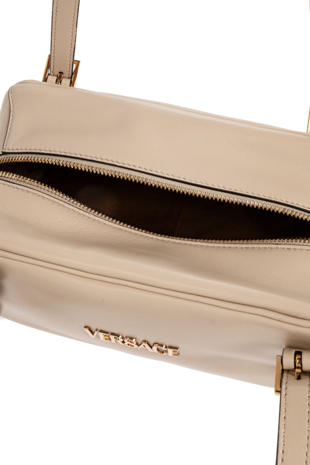 Versace - Women - Handbag `Tag Bowling` - Beige thumbnail 5