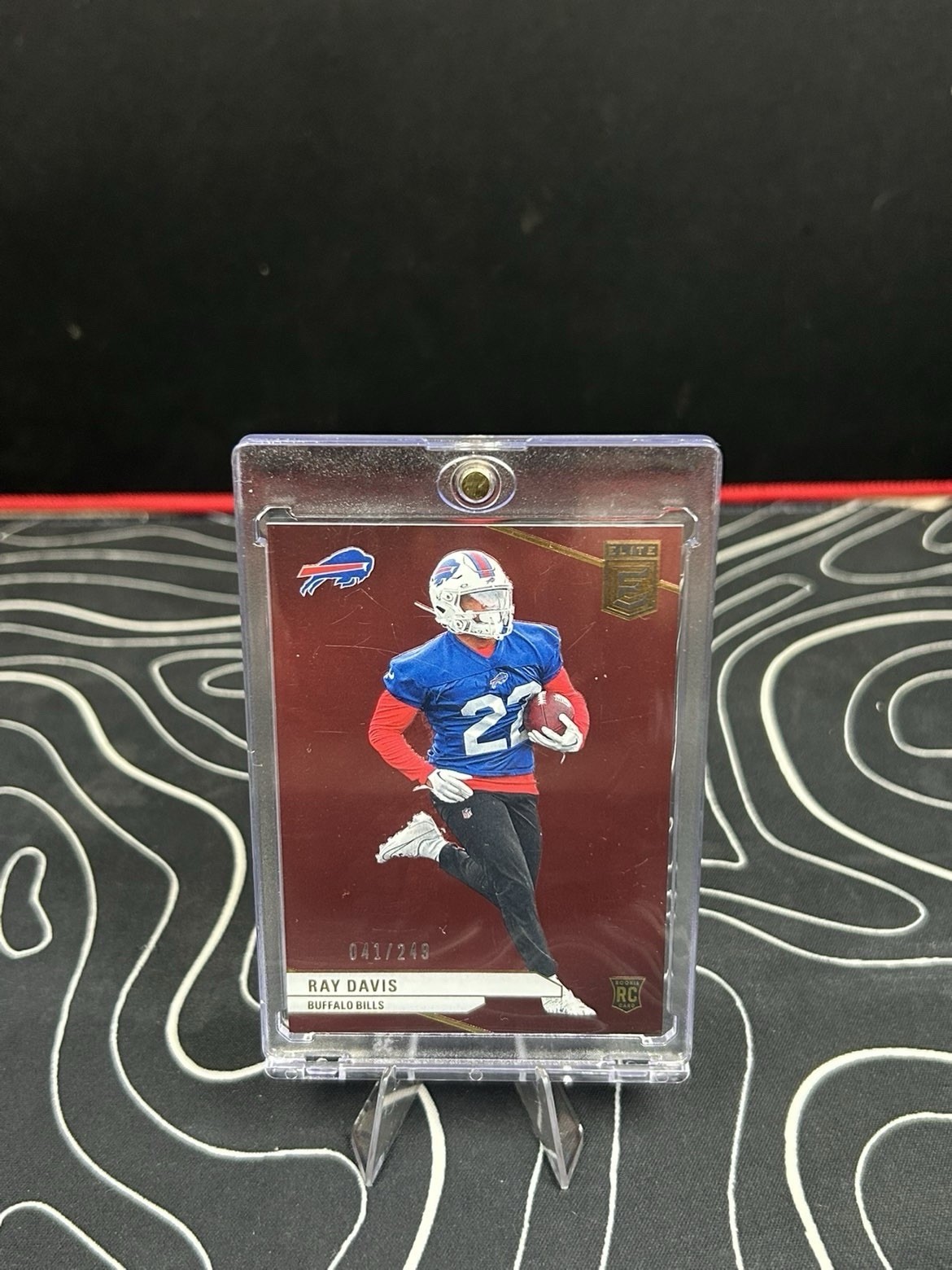 2024 Panini Donruss Elite - Rookies Maroon #154 Ray Davis /249 (RC)