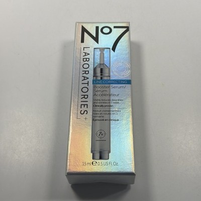 No7 Laboratories Line Correcting Booster Serum - 0 .5 fl oz New Sealed In Box