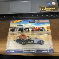 Hot Wheels Ford Speed Waze Truck Car Transporter With Ford N 32 1932 1:64 GRK53