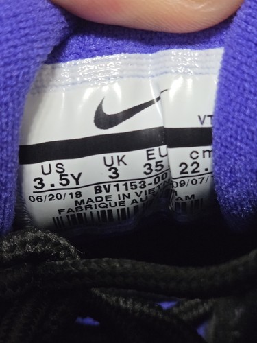 Nike Air Vapormax Shoe‘s 97 (GS) Black/Purple ( BV1153-001 ) Size 3.5Y - Picture 10 of 10