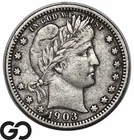 1903-O Barber Quarter, Choice XF+ Tougher New Orleans Issue