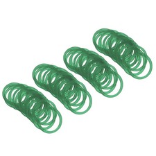 1" x 1/20" 500 Pcs Green Elastics Rubber Bands for Office File Folder