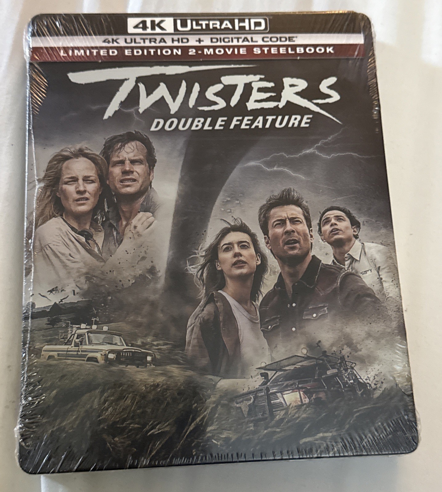 Twisters Double Feature Steelbook (4K Ultra HD + Digital Code) BRAND NEW SEALED