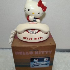 Rare 1980 SANRIO Hello Kitty Dial Telephone Retro Vintage from Japan limited