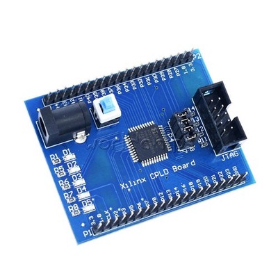   XC9572XL CPLD AMS Development Learning Test Board+4 Programm LED @zx