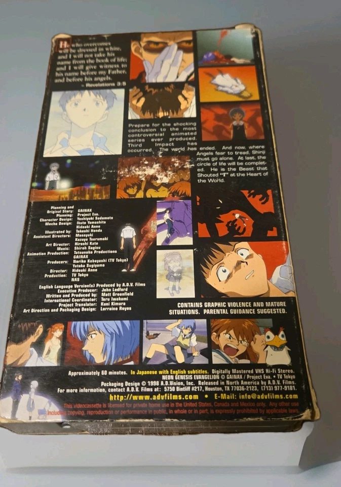 Neon Genesis Evangelion 0:13 A World Ending VHS Japanese With English Subtitles - Image 2 of 4