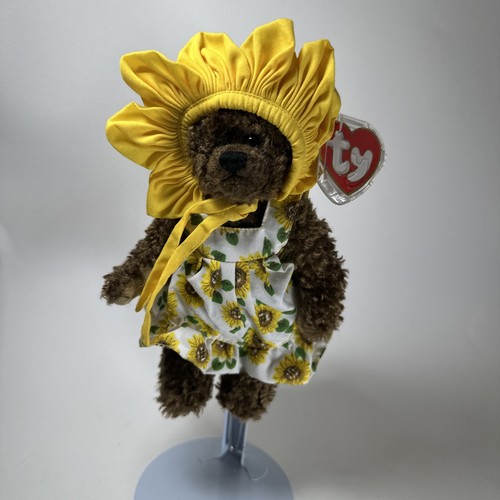 Ty Attic Treasures Collection SUSANNAH Sunflower Bear 1993 VINTAGE COLLECTIBLE