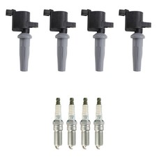 Denso 4 Ignition Coil 4 NGK Iridium Spark Plugs Kit For Fusion MKZ L4