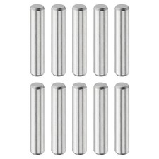10 Pcs 3/16x1" Dowel Pins, Bearing Steel Shelf Support Peg Pin