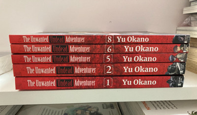 The Unwanted Undead Adventurer Volume 1,2,5,6,8 (5 Light Novel) Paperback