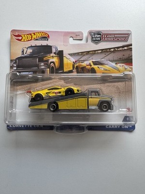 Hot Wheels Corvette C8.R Carry on Team Transport
