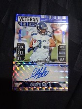 2024 Panini Contenders Optic Golden Tate III Blue Veteran Ticket Auto /24