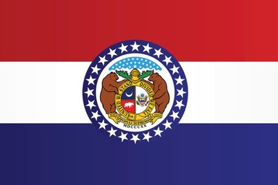Missouri State Flag Cool Wall Decor Art Print Poster 12x18