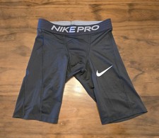 NEW Nike Pro Men's Small Dri-FIT Long Compression Training Shorts Black