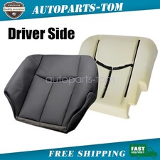 Dark Gray Bottom Seat Cover Foam Cushion For 03-06 Chevy Suburban Driver Side