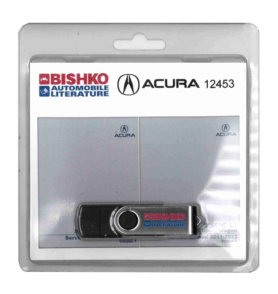 2011 2012 Acura TSX L4 Sedan & Sport Wagon Shop Service Repair Manual USB