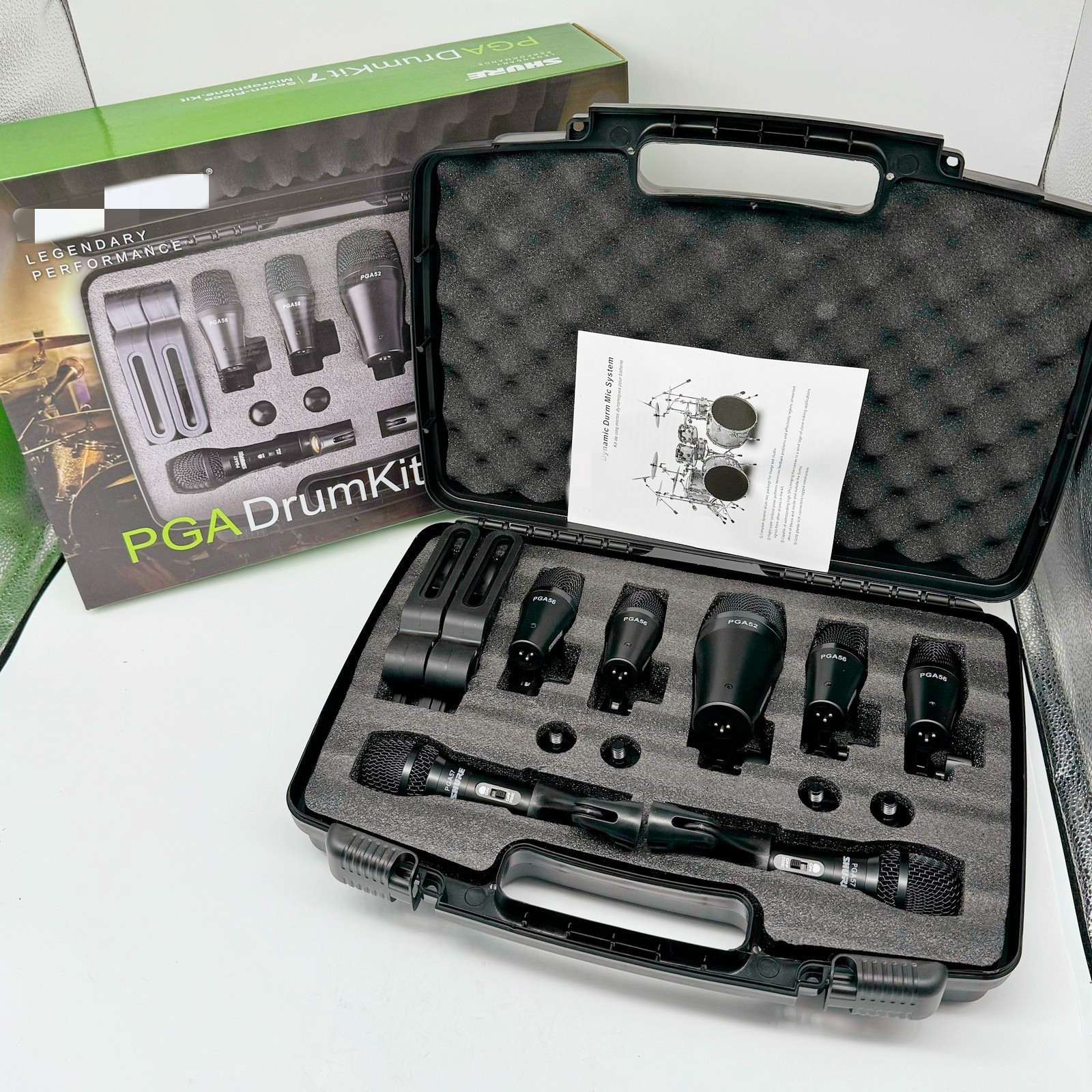 PGA Drumkit7 Complete Drum Microphone Kit BEST New free ship