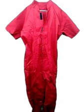 NEW Inmate Jail Jumpsuit Prison Convict Uniform Mechanic Costume. Red. Men L