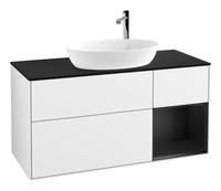 Villeroy & Boch Finion Waschbeckenunterschrank FüR Becken Mittig Regal Rechts...