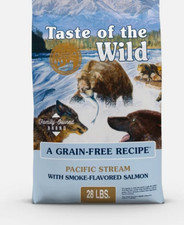 Taste of The Wild Pacific Stream Grain-Free Dry Dog Food With Smoke-28lb