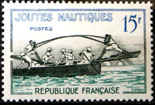 TIMBRE FRANCE 1958 N° 1162 ** SPORT JOUTES NAUTIQUES (pl)