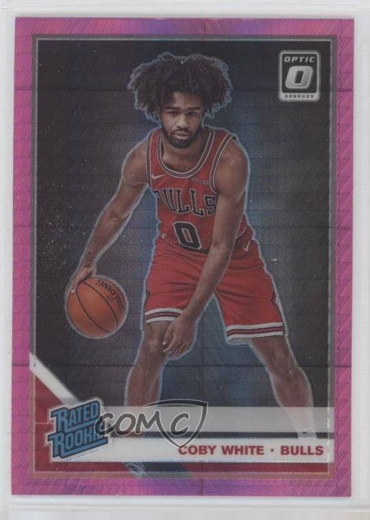 2019-20 Panini Donruss Optic Rated Rookie Pink Hyper Prizm Coby White #180 1d0h