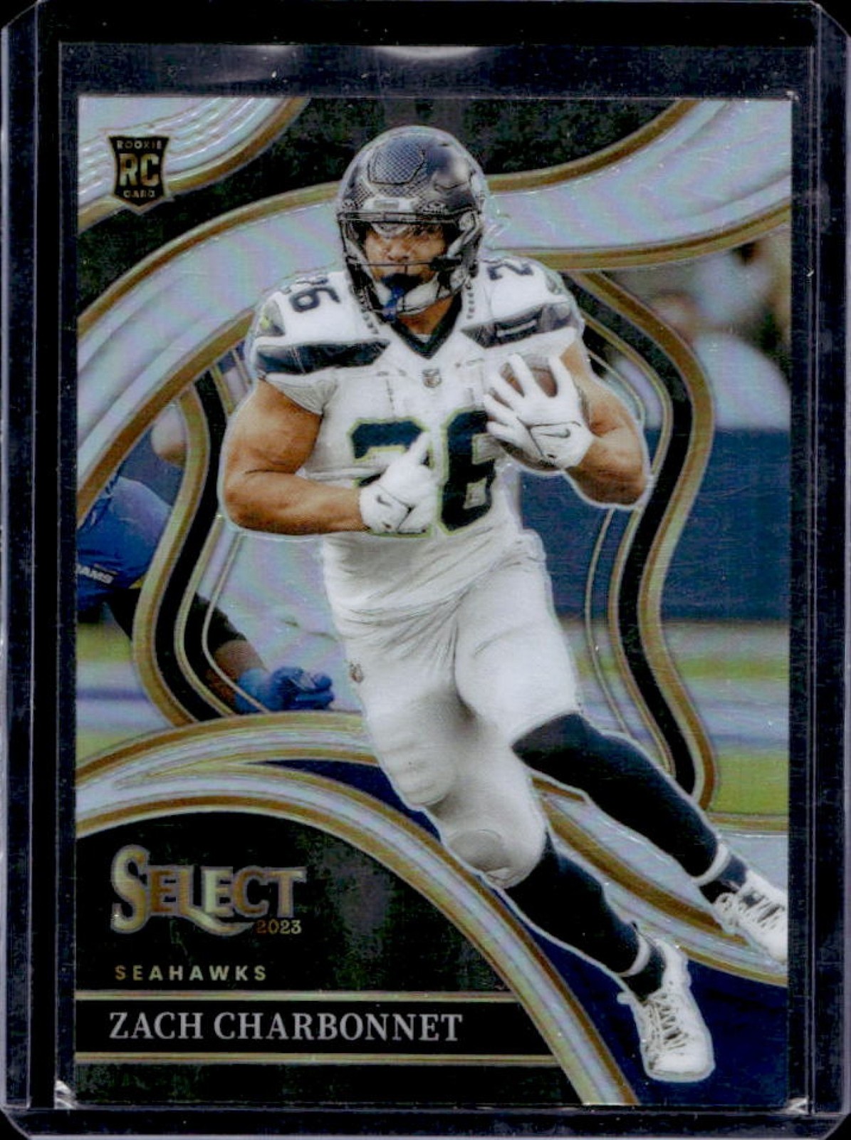 2023 Select Zach Charbonnet RC Silver Prizms Rookie Club #202 Seahawks