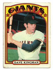 Topps 1972 Baseball Dave Kingman #147 San Francisco Giants Rookie Card Rare! PL. rookie card picture