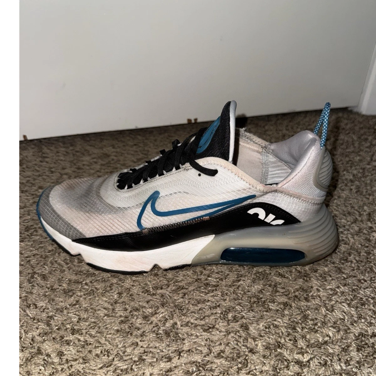 Nike Air Max 2090 Mens Size 14 White Black Athletic Running Shoes Sneakers Nike Air Max 2090  main image 3