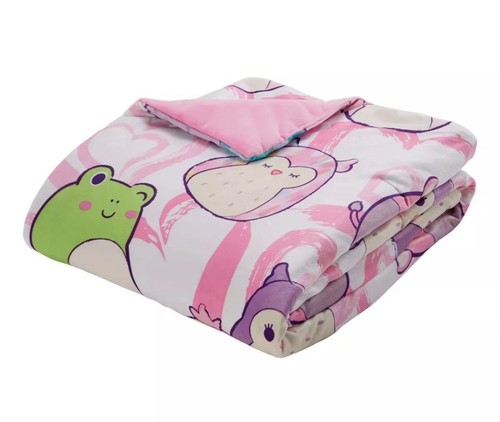 NEW Squishmallows Snuggle Throw Blanket, Super Soft, Squishy, Vibrant, 50” x 70” - Picture 3 of 5