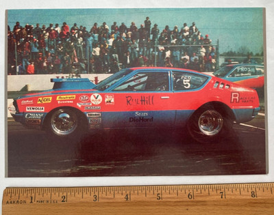 Roy Hill Pro Stock Champoin Drag Racing Hero Card Redline Shirt Club NHRA